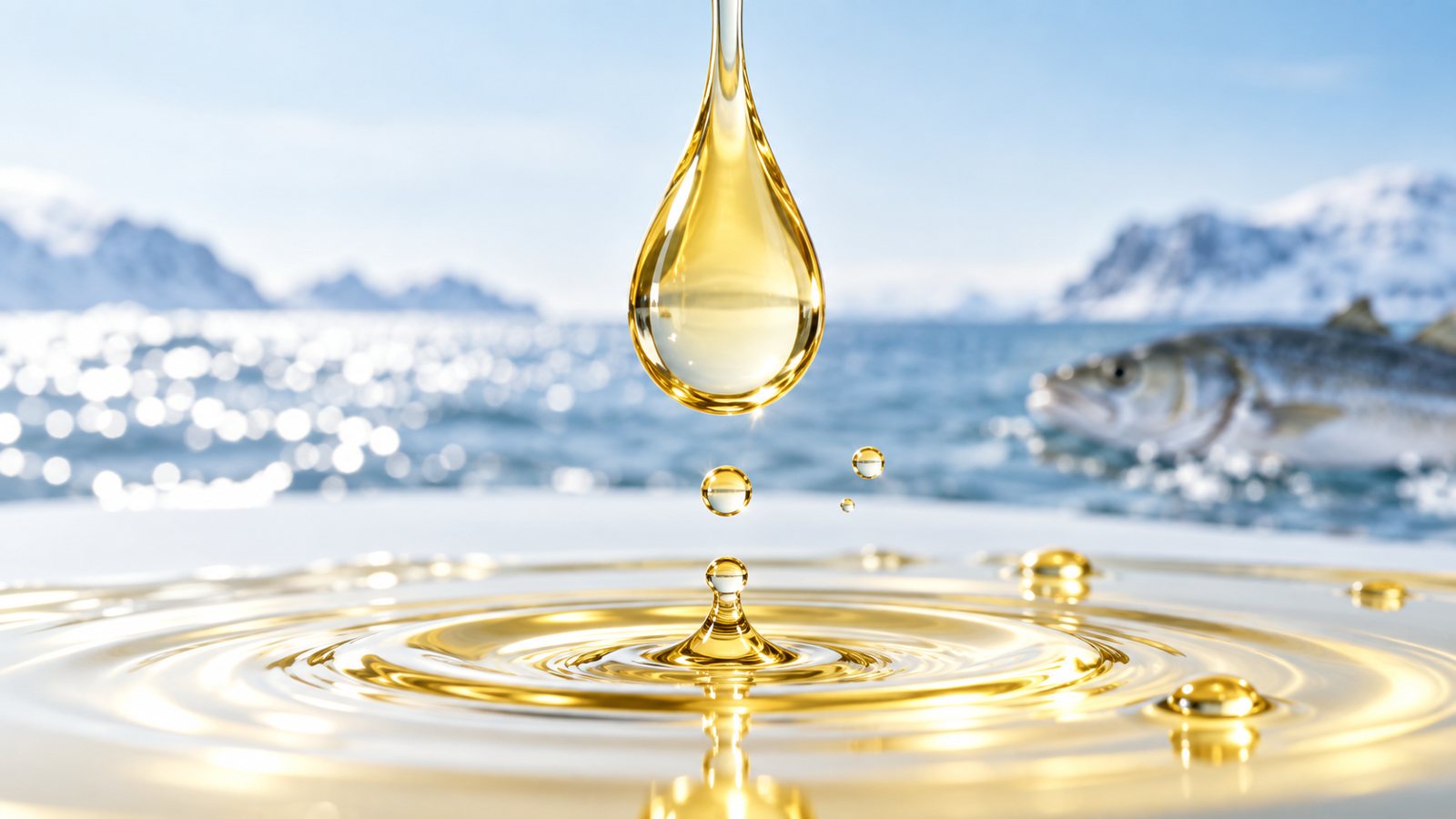 A drop of golden cod liver oil